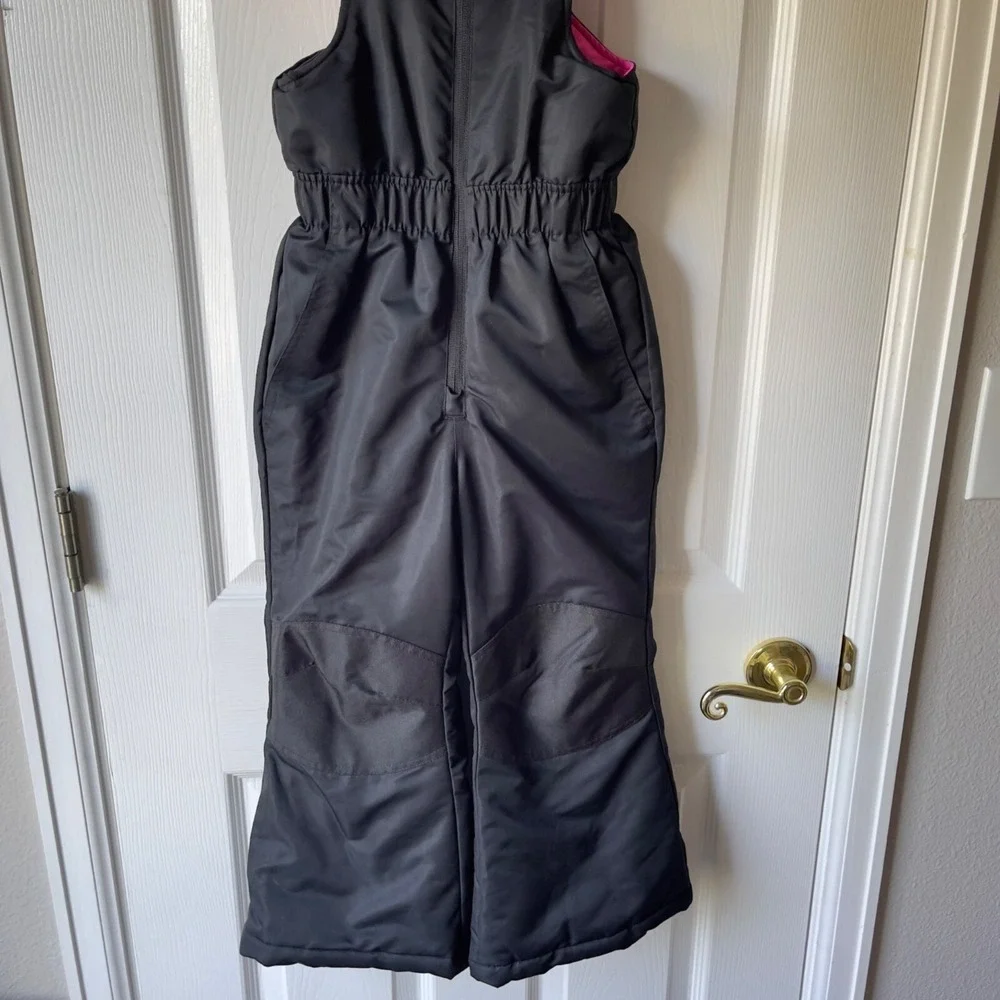 Swiss Tech Snow Pants Girls 5 Insulated Adjustable Bib Overalls Ski‎ Snow Black